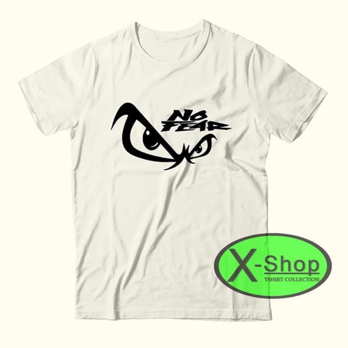 Baju Kaos Promo | Kaos Baju Obral Combed 30S Distro No Fear NoFear Fearless Murah Tshirt