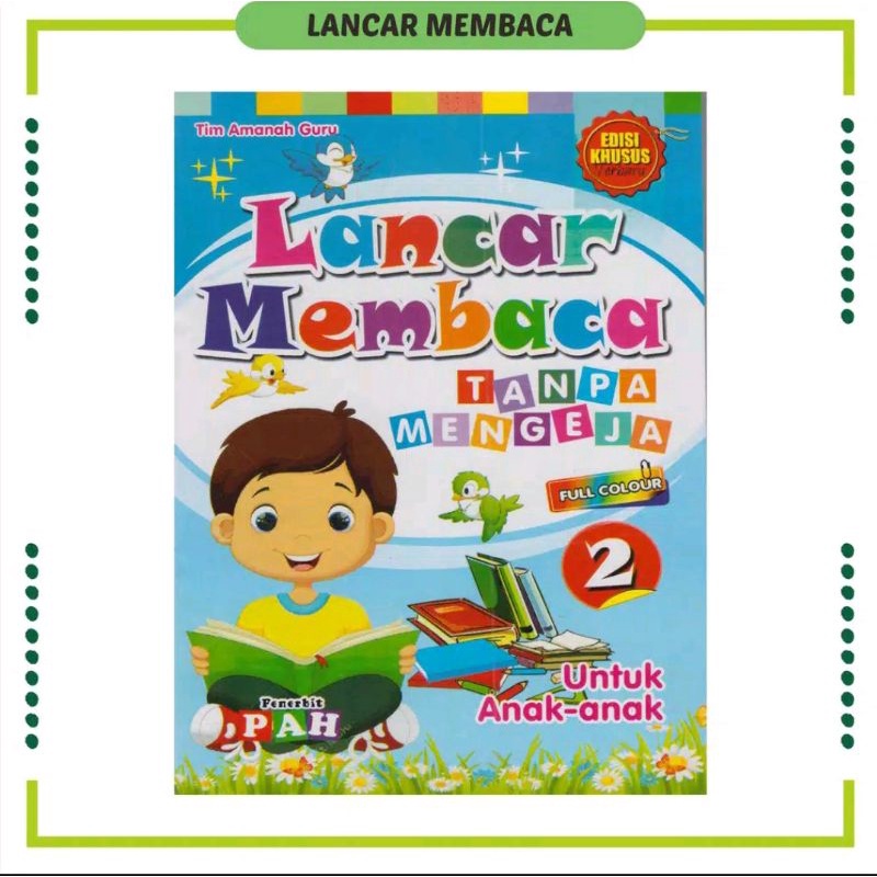 [Salevia.id] 32 Halaman Buku Lancar Membaca A I U E O Bahasa Indonesia Lancar Membaca Tanpa Mengeja Anak TK PAUD SD Penerbit PAH