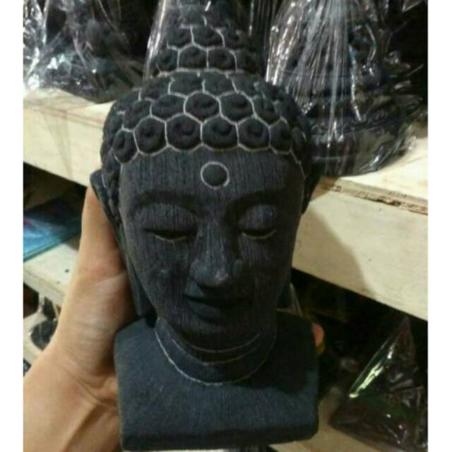 Miniatur Patung Kepala Budha
