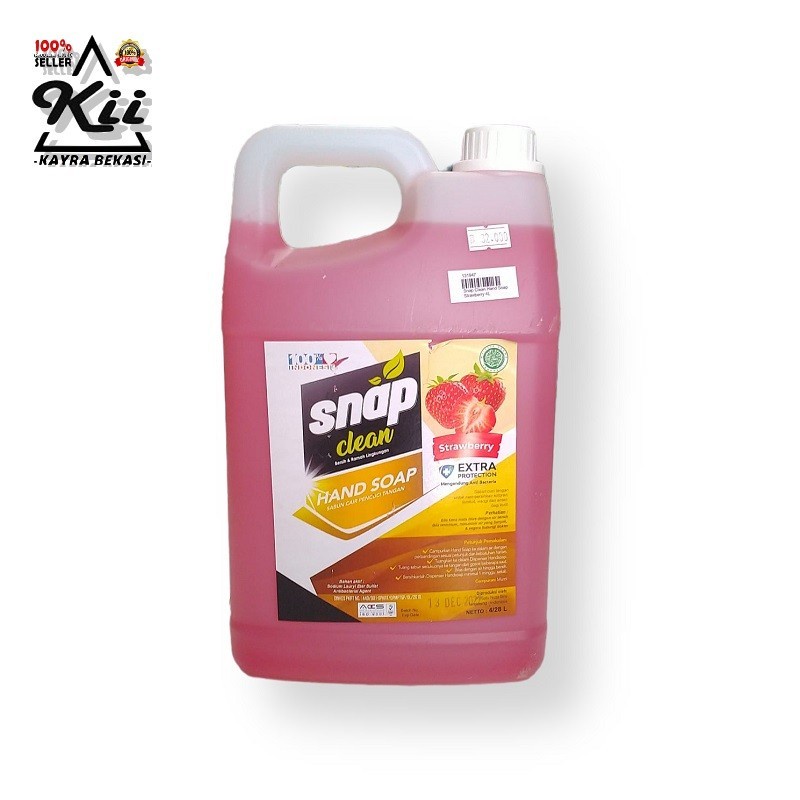 Snap Clean Hand Soap - Cairan Sabun Cuci Tangan 4 Liter