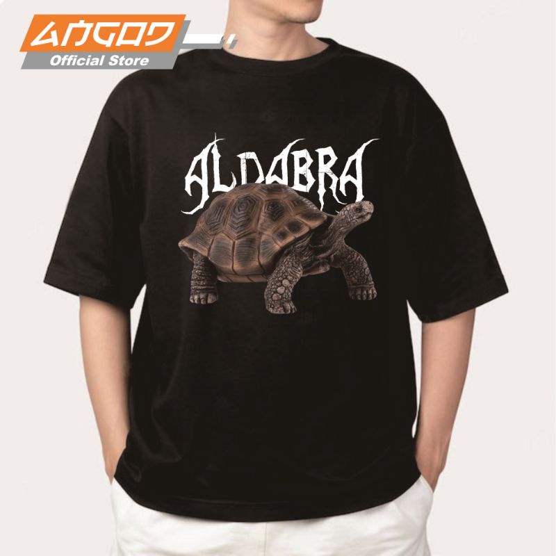 KAOS KURA KURA ALDABRA / PECINTA HEWAN / REPTILE / ANGOD