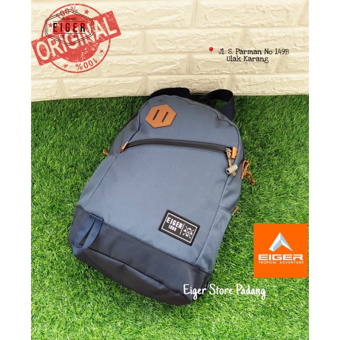 EIGER1989 Tas Ransel Raft 3.0 5350 Navy  Tas Sandang Tas Sekolah Tas Santai DIJAMIN ORIGINAL