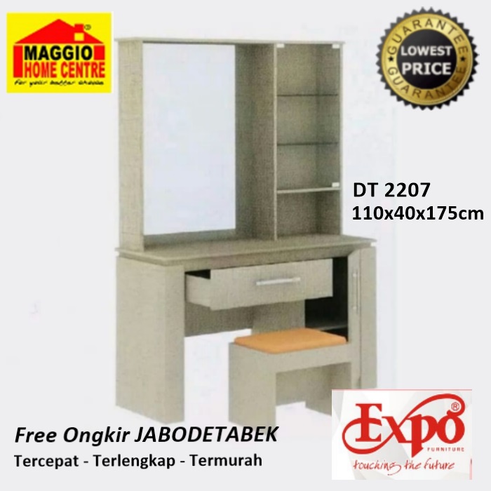 MEJA RIAS EXPO DT 2207 - MEJA RIAS KAYU - MAKEUP TABLE - DT 2207 - EXPO