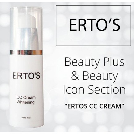 Cream Wajah Cream Pemutih ERTOS CC Cream Whitening