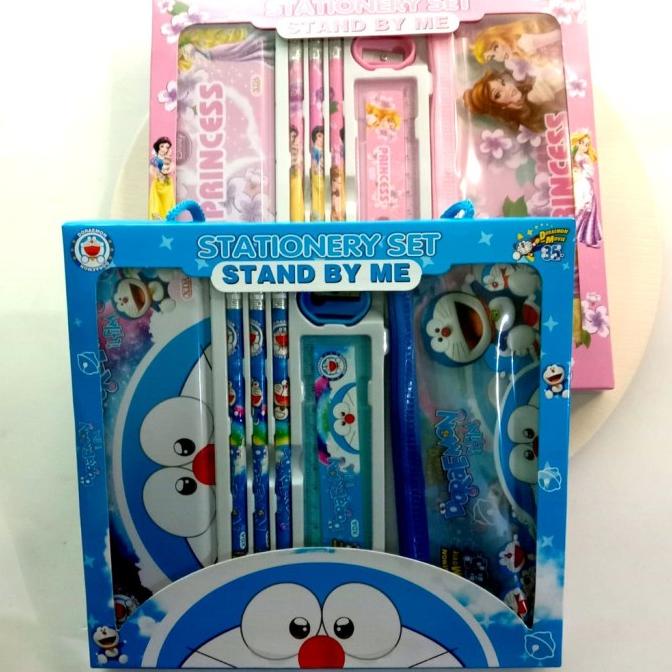 

Set Paket Alat Tulis Anak Sekolah Pulpen Pensil Penghapus Rautan