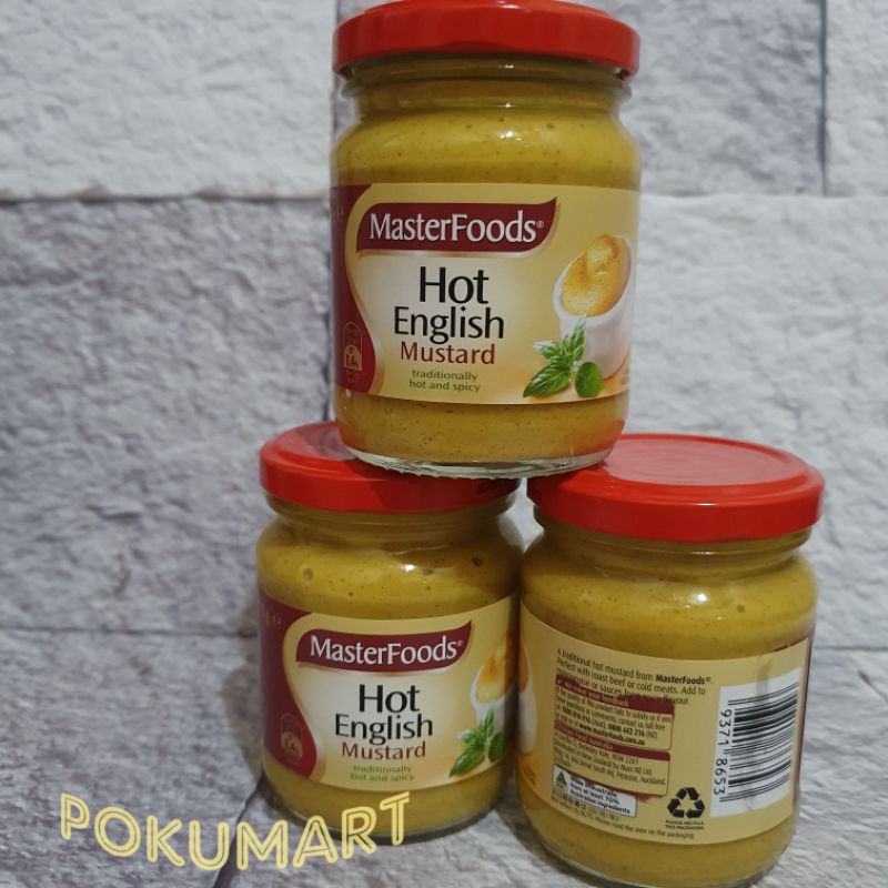 

Masterfoods HOT ENGLISH MUSTARD 175GR