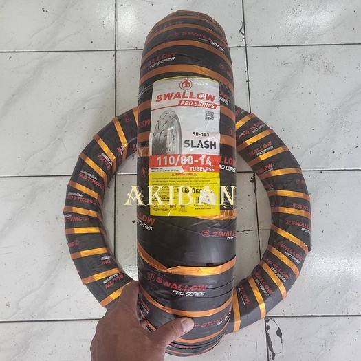 Ban Luar Motor Matic Slash 110/80 Ring 14 Aerox ADV PCX Vario Tubeless
