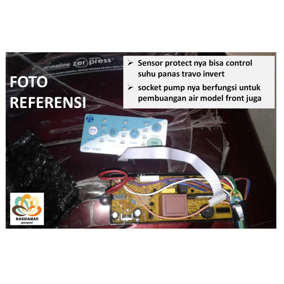 MODUL PCB mesin cuci universal multi -- (MUTU PREMIUM)