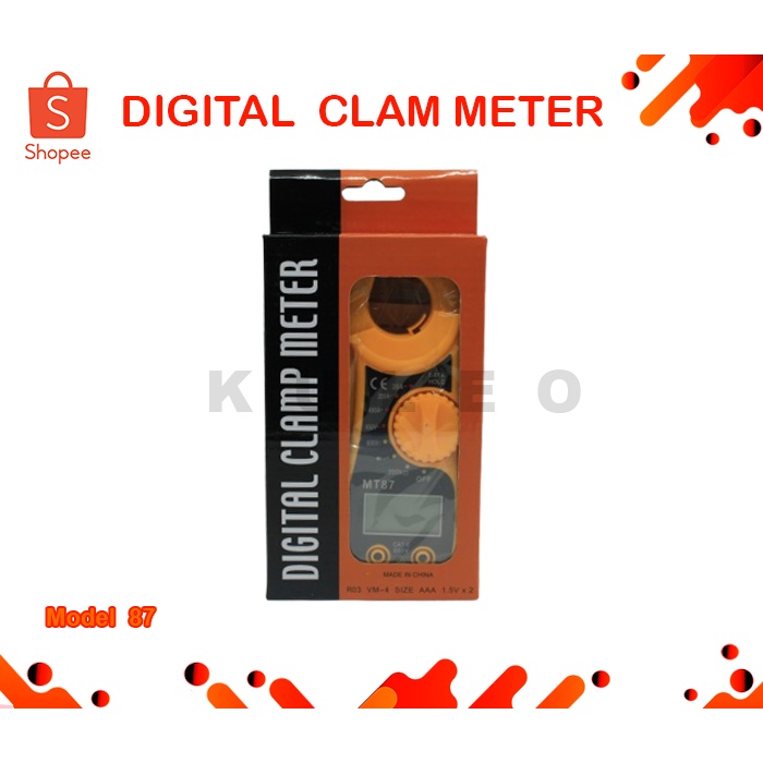 Tang Ampere Digital Clamp Meter - TANG AMPERE / DIGITAL CLAMP MULTI