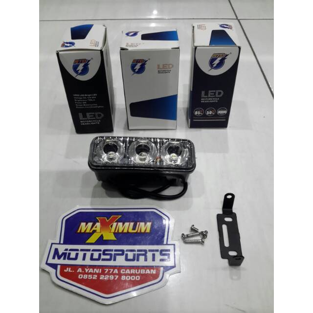 Lampu sorot led 3 titik RTD