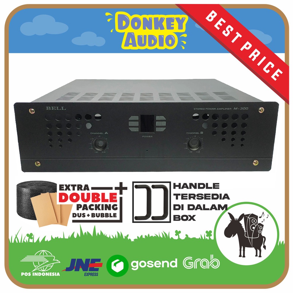 BOX POWER AMPLIFIER M300 M 300 M-300 AMPLIFIER BELL