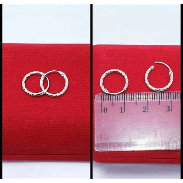 Anting bulat kecil anting tindik / anting bayi anting dewasa perak 925