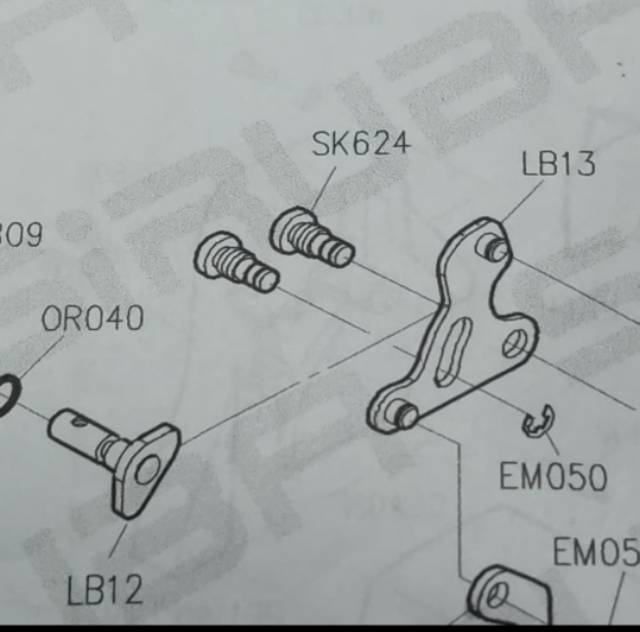 SK624 Asli SIRUBA Baut Angkatan Sepatu- Mesin Jahit