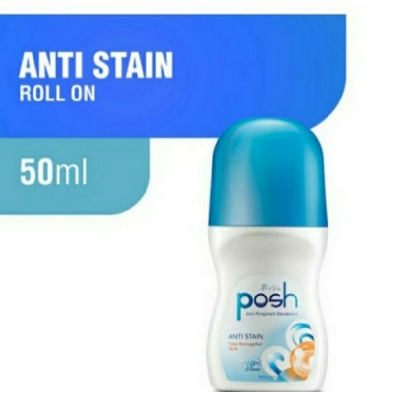Posh Deodorant Roll On Anti Stain 50ml
