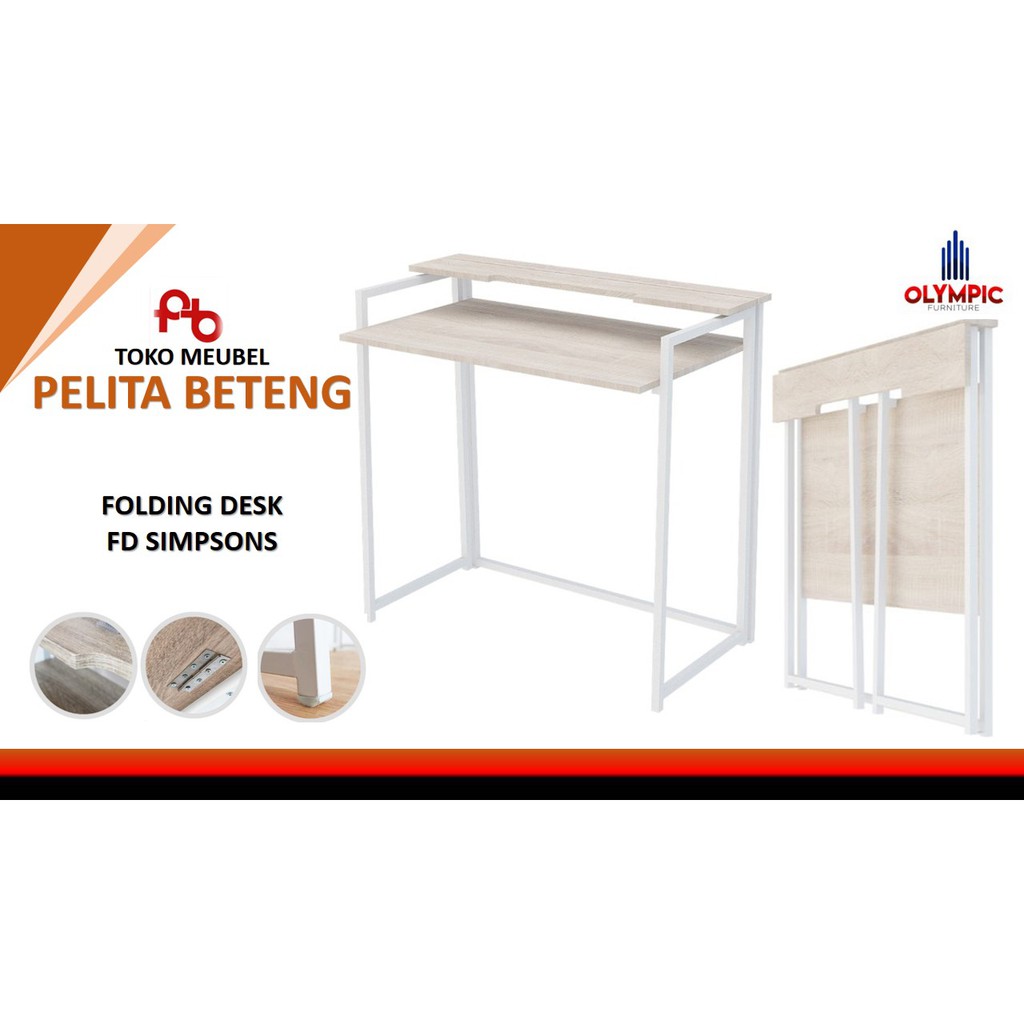 Meja Lipat Folding Desk Olympic FD Simpsons Jogja 