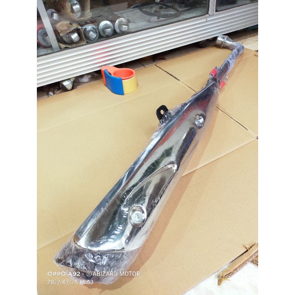 knalpot racing bobokan model tsukigi Honda Supra fit new/fit lama/astrea grand/supra x old 100cc sua