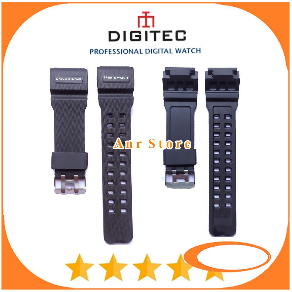 Tali Jam Tangan Digitec 2102T DG2102T DG-2102T List Putih