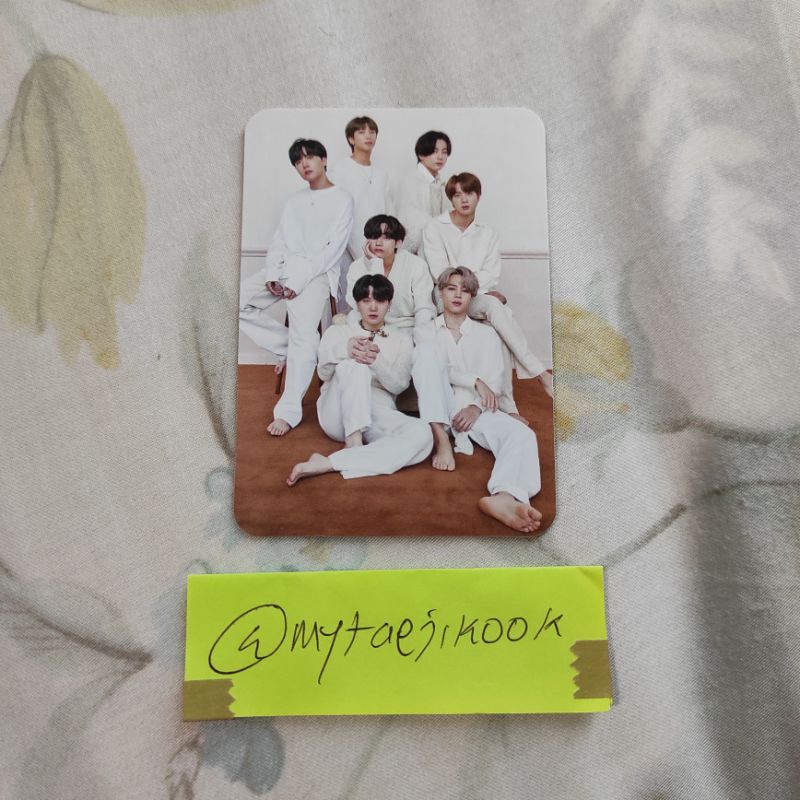 bts dicon group photocard japan white pc rpc d icon