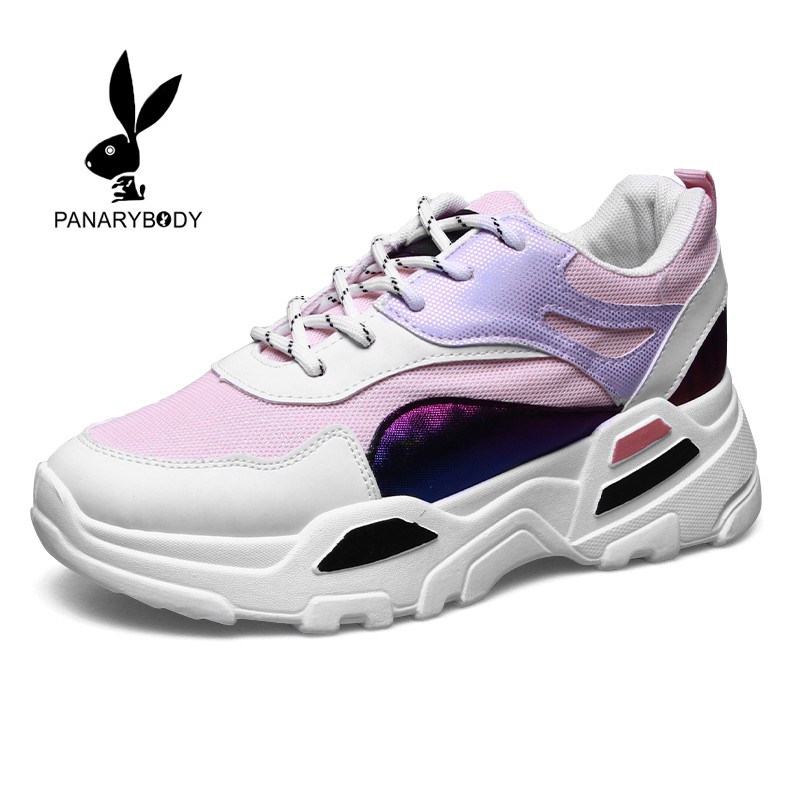 Sepatu Olahraga Wanita terbaru 2021 Warna Hitam Putih Versi Korea