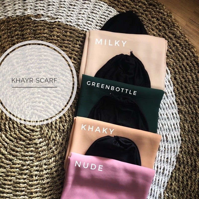 Sheila Pashmina Inner Ceruty Shawl Khayr Scarf-5