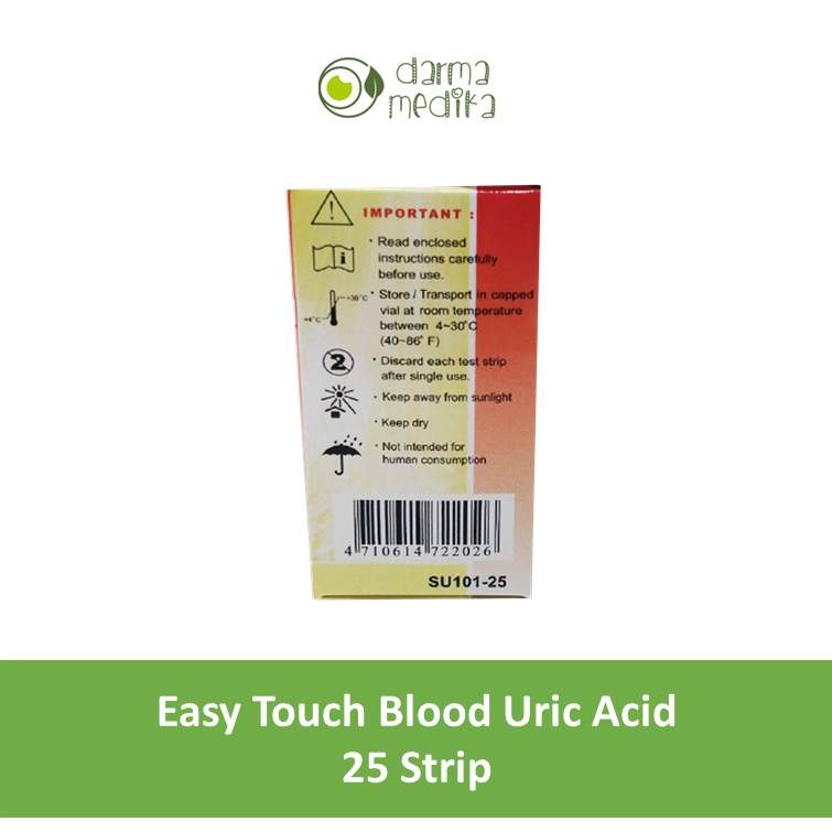 Strip Easy Touch Asam URAT uric acid easytouch