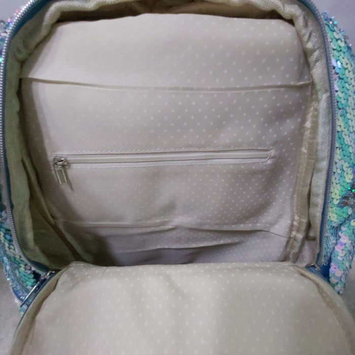Ds20V24V Tas Ransel Anak Perempuan Sd Sequin Usap Ubah Warna Kuda Unicorn - Biru R250R21T2