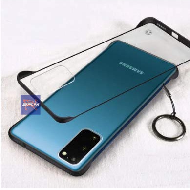 Samsung S20 Case Frameless Transparant Stand Ring Casing