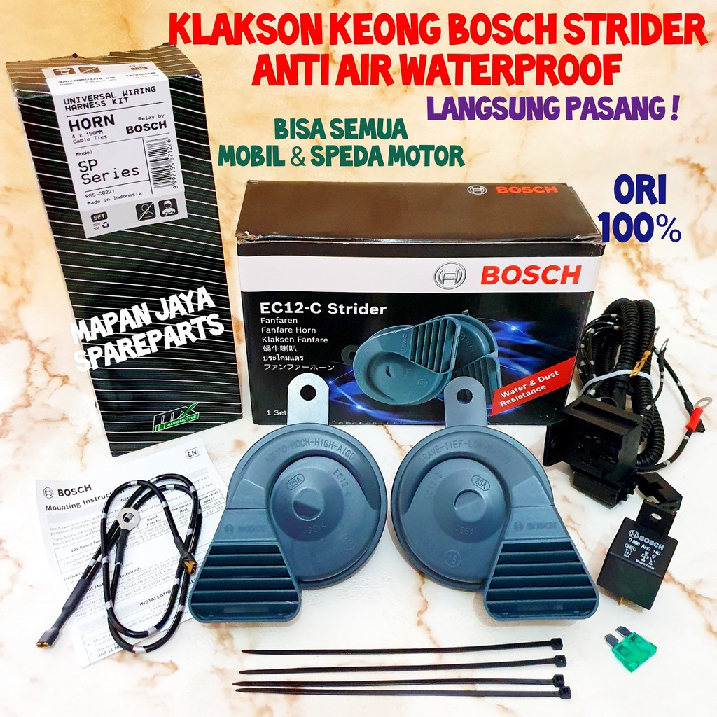 KLAKSON KEONG BOSCH STRIDER EC12 ANTI AIR WATERPROOF MOBIL MOTOR