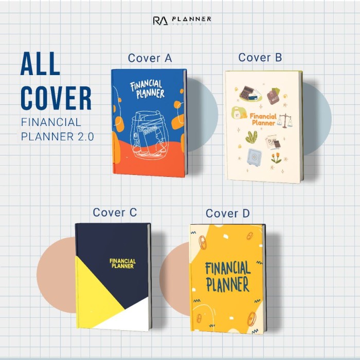 

[RESTOCK] Financial Planner Book by RA Planner Buku Agenda Notebook Journal A5 - All Cover