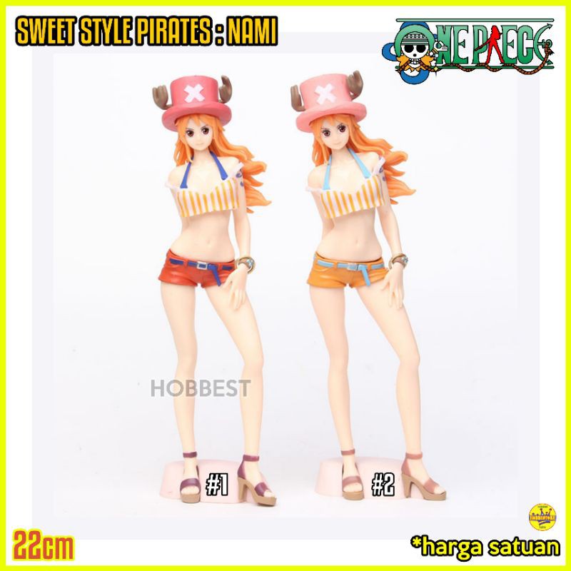 SWEET STYLE PIRATES ONE PIECE : NAMI - Action Figure Miniatur Pajangan Mainan Topper Chopper Hat