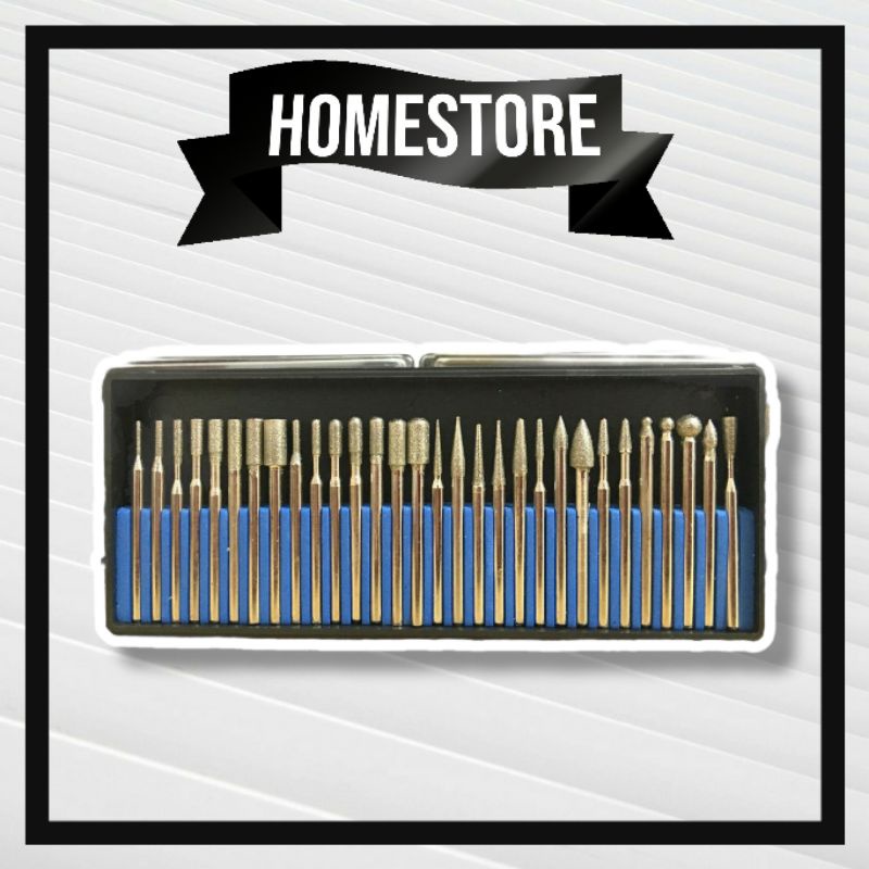 mata bor ukir mini cun grinder set ukir kayu batu 30Pcs High quality