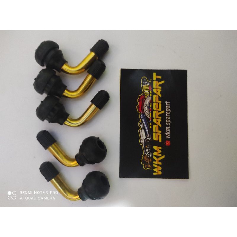 Pentil tubles - DOP tubles  bengkok kuningan 90° motor matic - scoopy - 1 biji