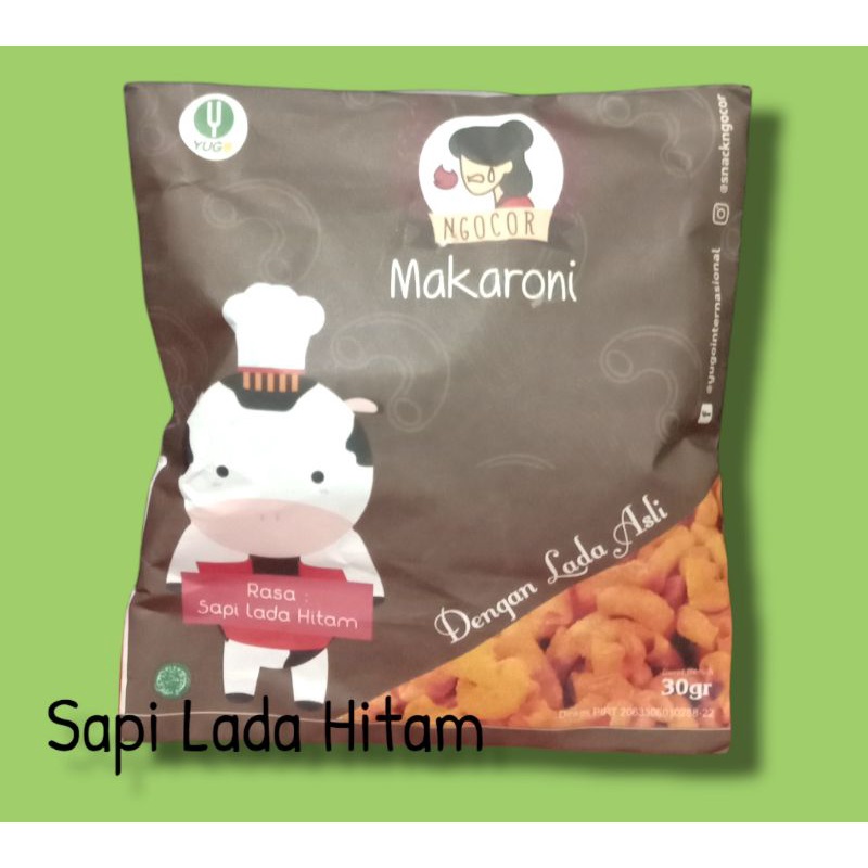 

Makaroni Ngocor Sapi Lada Hitam