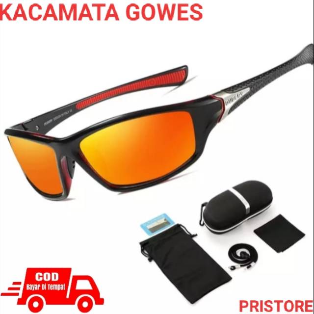 Kacamata polarized sport gowes pria wanita