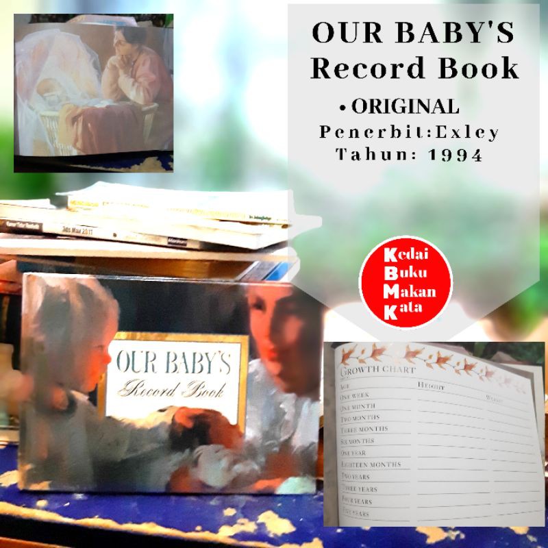 

Buku Catatan Personal Bayi -- Our Baby's Record Book