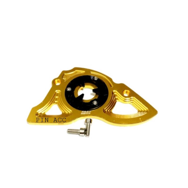 Cover Gear Depan CNC Yamaha Xabre - Vixion - R15 - R25 - MxKing - DLL Tutup Depan Gear Full CNC