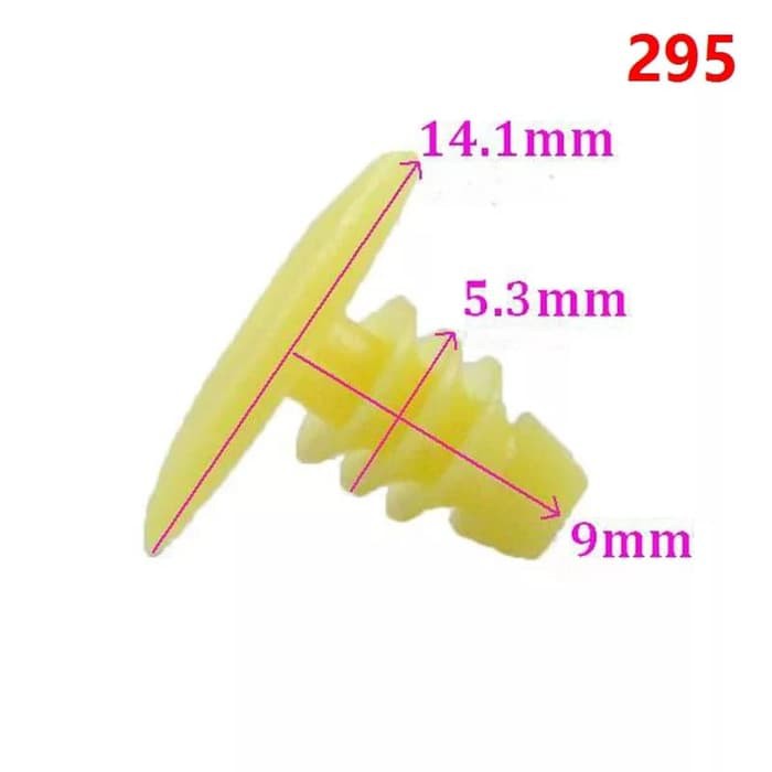 Gesper Klip Clip Mobil Rivet Pengencang Seal Pintu Honda Toyota