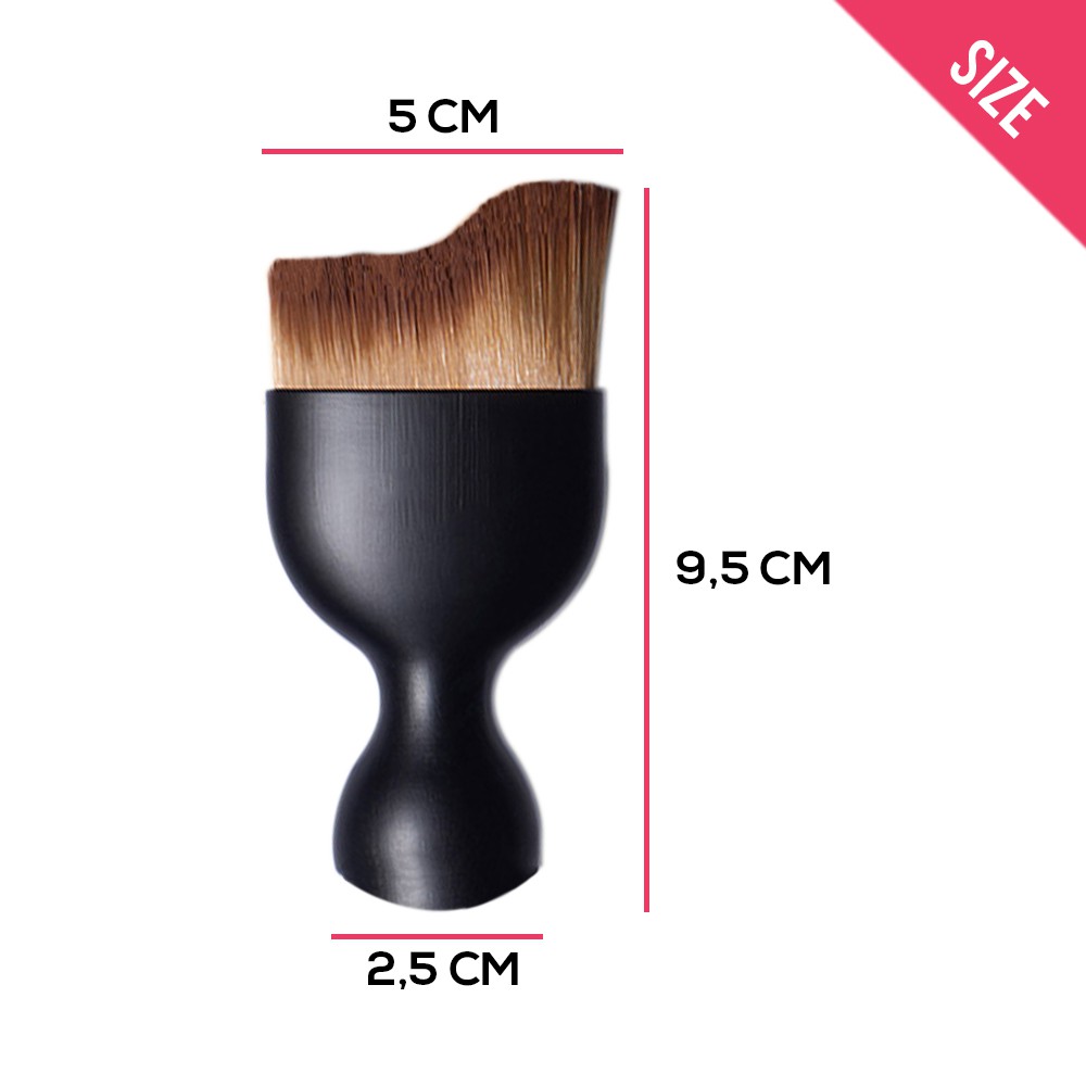 Shin Khurim KUAS CURVED / Curve Make Up Brush (CURVED)