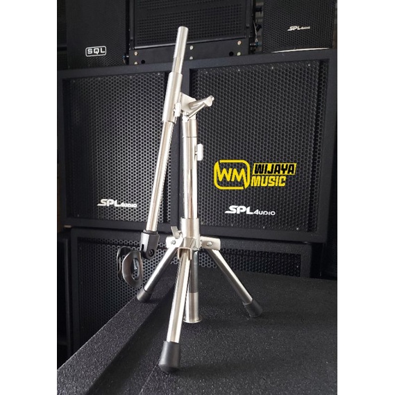 Stand Mic Pendek (stainless steel) Kokoh dan Berkualitas