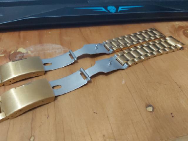 STRAP tali jam tangan Rante Stainless steel Gold
