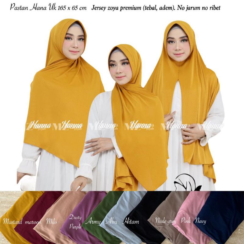 Pastan Hana Pashmina Instan//JF305