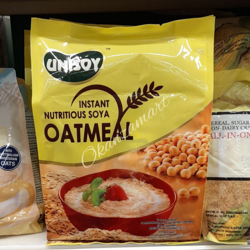 

Unisoy Inatant Soya Oatmeal Cereal 320gr