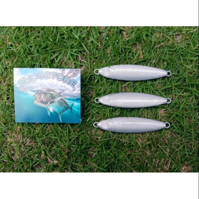 Blank metal jig 40 gram model shimano colt sniper ME071608 paket (3 pcs)