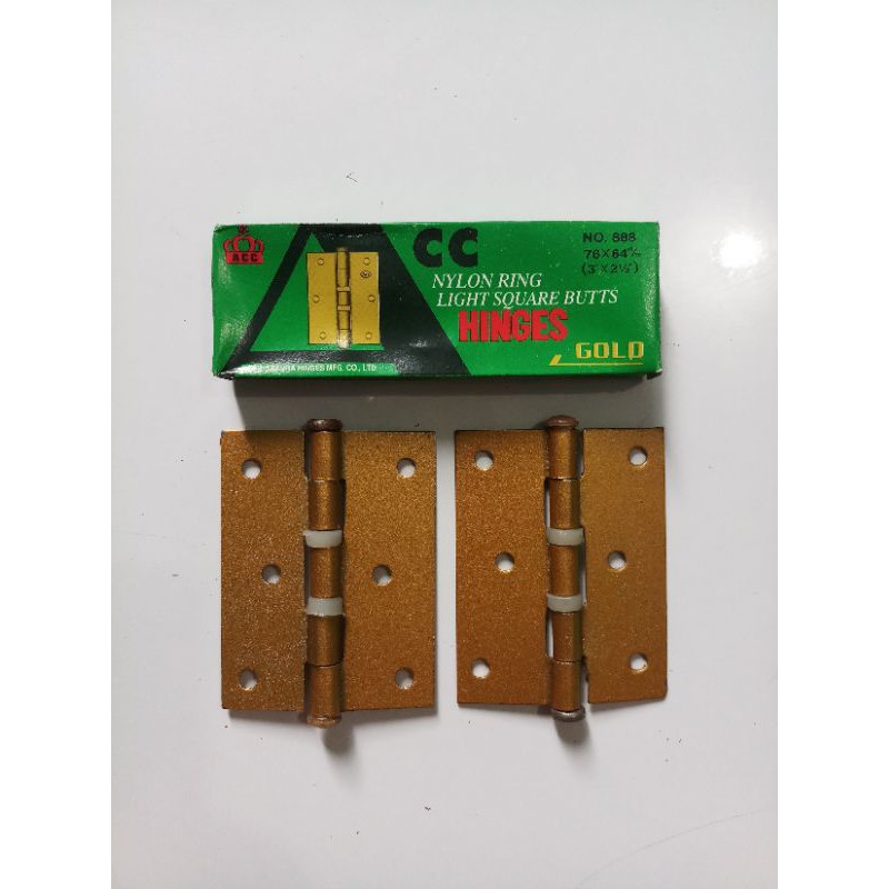 Engsel Nylon ACC 3inci Gold Pintu Aluminium Jendela Kupu-kupu