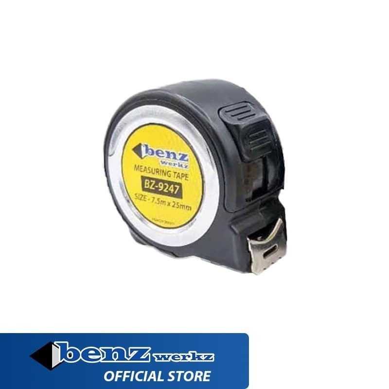 BENZ meteran Rol 7.5 mm x 25 mm Measuring Tape Self Lock