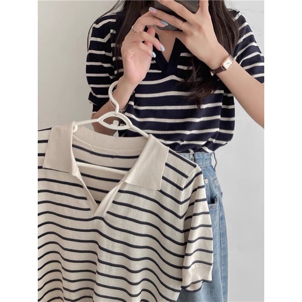 Kaos Rajut / Baju Wanita Rajut Korea