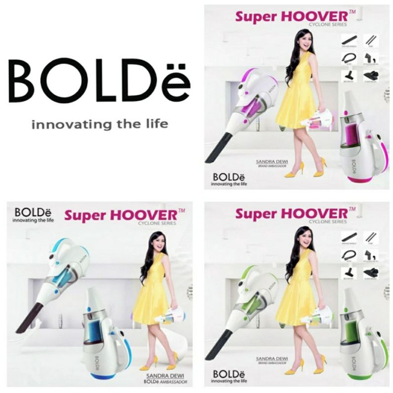 Vacuum Cleaner Bolde Super Hoover Cyclone Penyedot Debu Bolde Cyclone Super Hoover