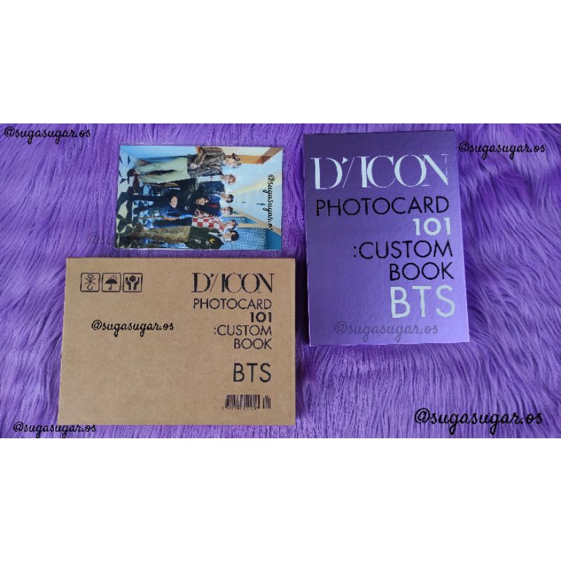 SHARING BINDER DICON PHOTICARD 101 BTS