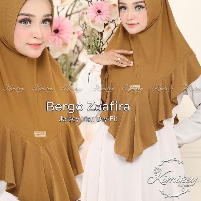 ✅Promo ⚡pesial❤ZAAFIRA Kimikey Hijab Jilbab Instan Premium Jersey Irish Dry Fit Kerudung Bergo Pad R