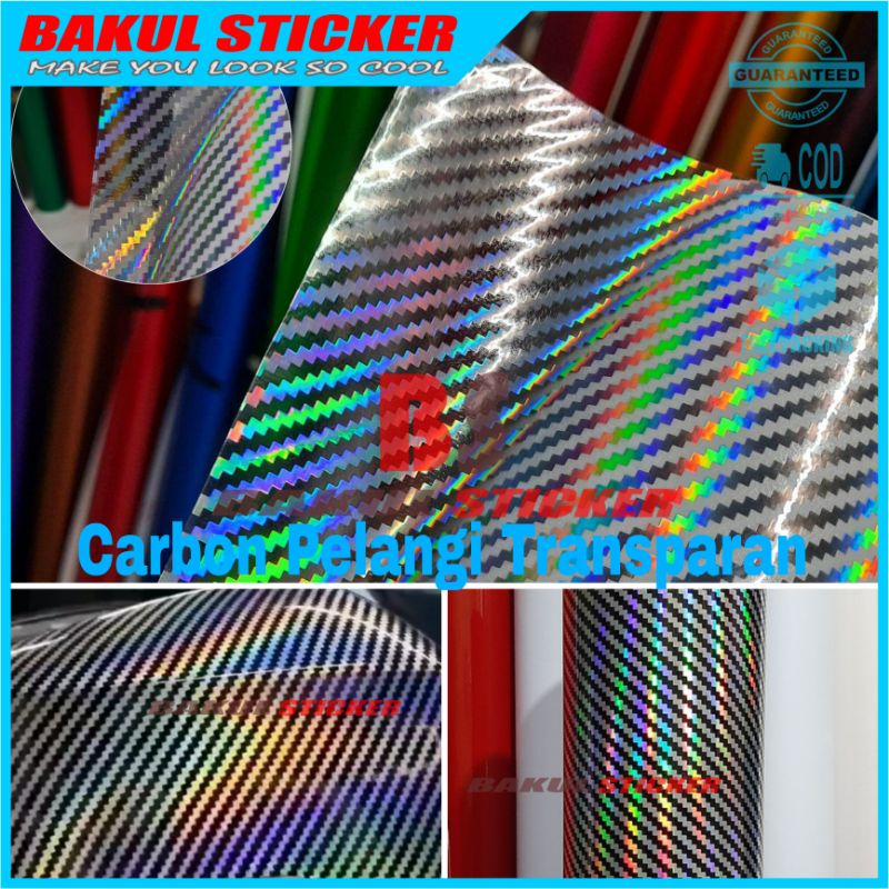 Stiker Karbon Plangi Skotlet Carbon 2D 3D 6D kevlar Plangi